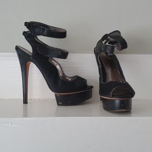 BeBe Platform Satin Heel